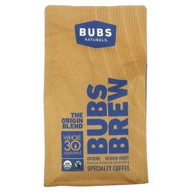 Bun88008 Bubs Naturals Brew The Origin Blend Ground Medium Roast 12 Oz 340 G