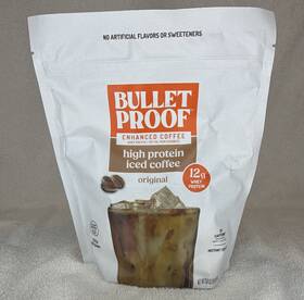 Bulletproof 23423 High Protein Iced Coffee Mix Original 12g Whey Instant 13.8 Oz