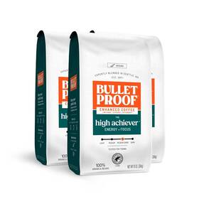 Bulletproof 815709025069 The High Achiever Ground Coffee 10 Ounces Ounce Pack Of 3