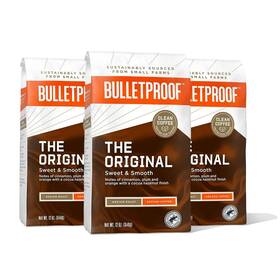 Cdk01-00034 Bulletproof Original Medium Roast Ground Coffee 12 Ounce Pack Of 3