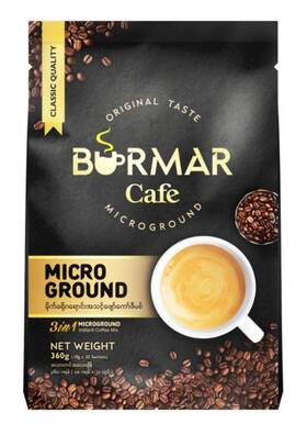 Burmar Cafe 836000294932 3 In 1 Micro Ground Instant Coffeemix 20pcs 360g - Myanmar Coffee