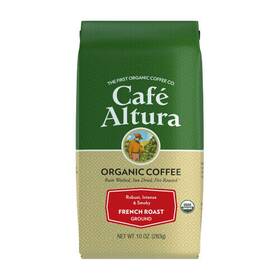 Caf - Altura 032843335506 Organic Coffee French Roast Ground 10 Oz