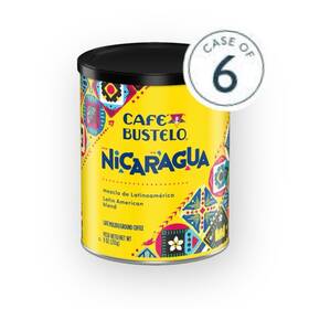 Caf Bustelo 074471460199 6 Pk Cafe Nicaragua Ground Coffee 9oz Can Bestby 9/25 Discontinued