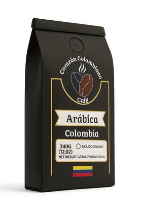 5625s Caf Coraz N Colombiano Cafe Corazon Gourmet - Medium Roast 100% 12 Ounce Bag 340g