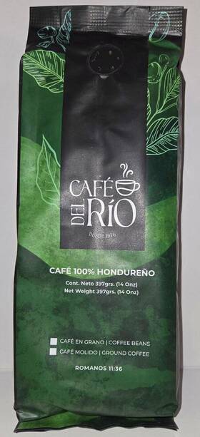 Caf Del Rio 421860200073 Honduran Ground Coffee Inch 14 Onz
