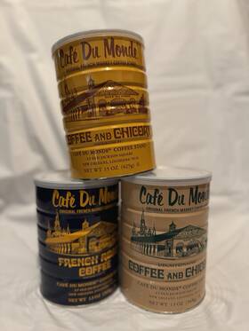 111039 Caf Du Monde Coffee And Chicory French Roast Ground 3 Pack New Orleans