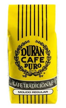 Caf Duran 744110902259 Cafe Tradicional Regular - Panama Coffee Ground 1 Pound