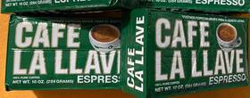 Caf La Llave 072323200146 Cafe Ground Coffee Espresso Dark Roast 10 Oz 2 Pack Exp 6/27 Vacuum