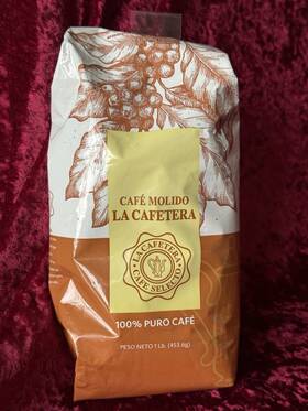 Caf Santo Domingo 748325000311 Cafe Molido La Cafetera 100% Pure Coffee 1 Lb. Domingo. New