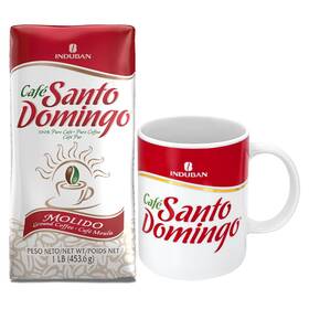 Caf Santo Domingo Induban 445015713720 Ground Coffee Medium Roast 16 Oz Bag Mug 11