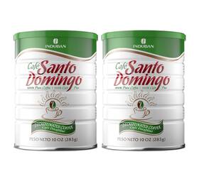 Caf Santo Domingo Induban 748325005408 Coffee Decaf 10 Oz Can Ground Medium Roast - Product