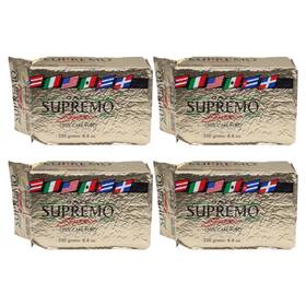 Caf Supremo 616621165617 Espresso 100% Cafe Puro Brick 8.8 Oz Pack Of 4