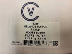 Cv25002-787163 Caf Vittoria House Blend Ground Coffee 2.5oz 42 Count Case