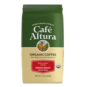 Cafe Altura 032843335209 Caf Organic Coffee French Roast Ground 6 X 10 Oz