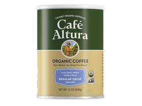 0456517 Cafe Altura Ground Organic Coffee Regular Roast Decaf 12 Oz Can Pack Of 3
