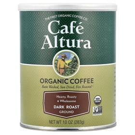 Cafe Altura Caf39463 Organic Coffee Ground Dark Roast 10 Oz 283 G