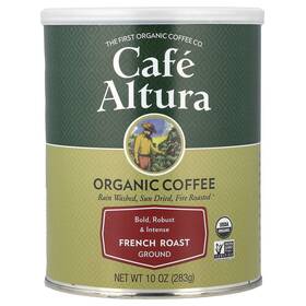 Cafe Altura Caf39483 Organic Coffee Ground French Roast 10 Oz 283 G