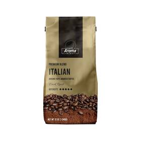 Cafe Aroma 034027123169 Caf Premium Italian Blend Ground Coffee Bold Flavor With Notes Of Coco