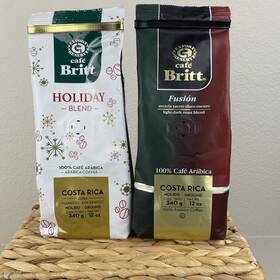 100396 Cafe Brit Caf Britt Costa Rican Fusion&holiday Coffee 12 Oz. 2-pack Ground