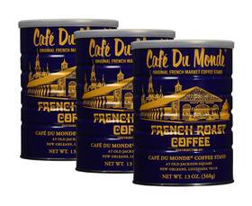 Cafe Du Monde 304061221924 French Roast Dark Coffee 13 Ounce-set Of 3