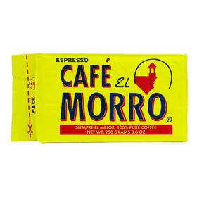 Cafe El Morro 739615434305 Caf Dark Roast Espresso Ground Coffee Bulk Authentic Puert