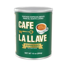Cafe La Llave 072323152285 Dark Roast Ground Espresso Coffee 10 Oz