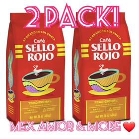 Cafe Sello Rojo/ Nescafe 313029861805 Smooth And Flavorful Low Acidity No Bitter Aftertaste 100% 16oz