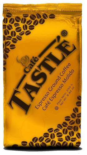 Cafe Tastl 723800965842 Espresso Ground Dark Roast Coffee 8.8 Ounce 12 Count