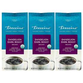 Caff Inc. 445053843861 Dandelion Dark Roast Herbal Coffee - Caffeine-free Alternative With Prebi