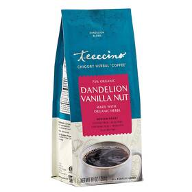 Caff Inc. 705353916083 Dandelion Vanilla Nut Herbal Coffee - Caffeine-free Alternative With Preb