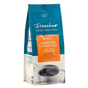 Tee83220 Caff Inc. Dandelion Caramel Nut Herbal Coffee - Caffeine-free Alternative With Preb