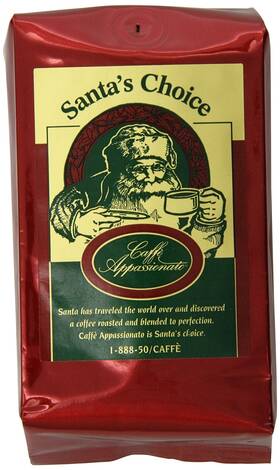 Caffe Appassionato 760910051171 Santas Choice Holiday Coffee Ground 12-ounce Bags Pack Of 3