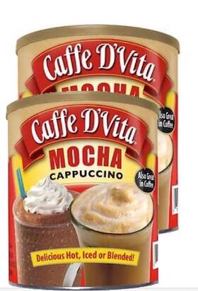 Caffe Dvita 071672005013 2 Pack Dftvita Mocha Cappuccino Hot Or Iced 4 Lbs