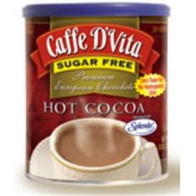 Ca54784 Caffe Dvita Premium Sugar Free Hot Cocoa 6 10 Oz Canisters