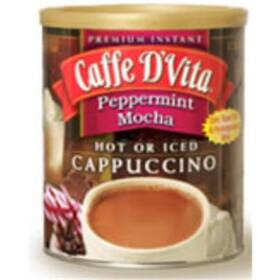 Ca54795 Caffe Dvita Peppermint Mocha Cappuccino 6 1lb Canisters