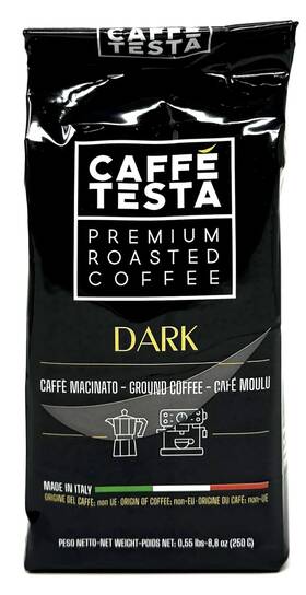 Caffe Testa 052877760138 Italian Ground Coffee For Moka Pot And Espresso