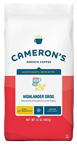 Camerons Coffee 010668203408 Highlander Grog Flavored Ground Light Roast 100% Ar