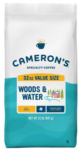 10668203590 Camerons Coffee 32 Ounce Handcrafted Light Roast Smooth Flavorful Brew