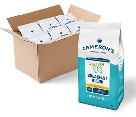 Camerons Coffee 313053275296 Roasted Ground Bag Breakfast Blend 12 Ounce Pack Of 6
