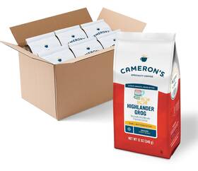 Camerons Coffee 313095849868 Roasted Ground Bag Flavored Highlander Grog 12 Ounce