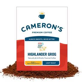 Camerons Coffee 445050995976 Roasted Ground Bag Flavored Highlander Grog 64 Ounce