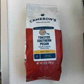 Camerons Coffee 629722736433 Toasted Southern Pecan Ground Light Roast 12 Oz
