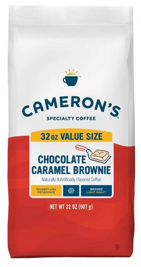 Camerons Coffee 711181307825 Roasted Ground Bag Chocolate Caramel Brownie 32 Ounce