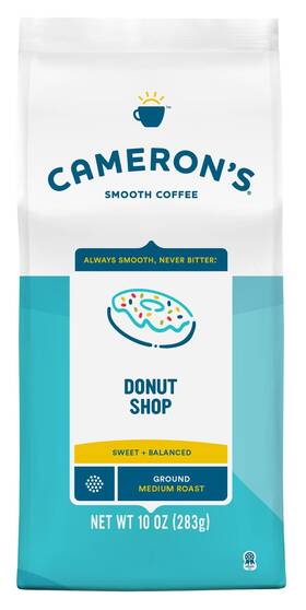 Cominhkg049763 Camerons Coffee Roasted Ground Bag Donut Shop 10 Ounce Pack Of 1
