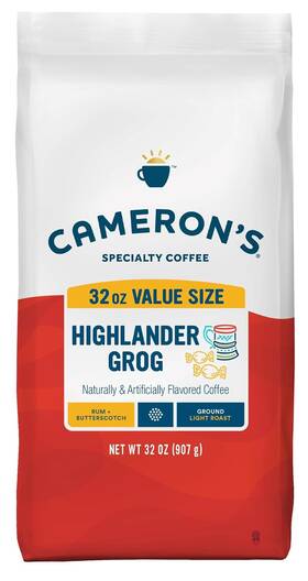 Pp-grce22903 Camerons Coffee Roasted Ground Bag Highlander Grog 32 Ounce