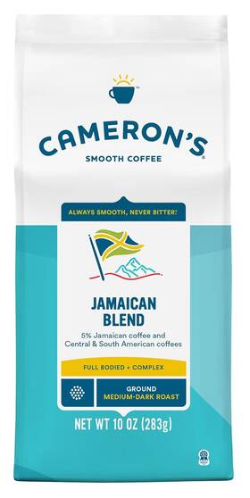 Cominhkg055405 Camerons Coffee Roasted Ground Bag Jamaican Blend 10 Ounce