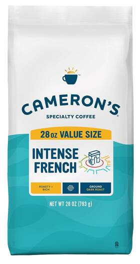Pp-grce28340 Camerons Coffee Roasted Ground Bag Intense French 28 Ounce