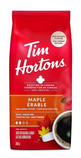 Canada 313051269280 Maple Coffee Fine Grind Medium Roast 300g/10.6oz. Imported From