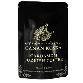 Canan Koska 313054646651 Cardamom Turkish Coffee - Premium Ground With Natural Cardamo