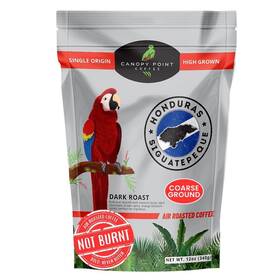 Canopy Point Coffee 761408647432 Honduras Dark Roast Coarse Ground For Cold Brew French Press And Perc